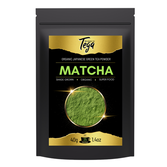 Tega Organic Japanese Matcha Green Tea Powder 40g